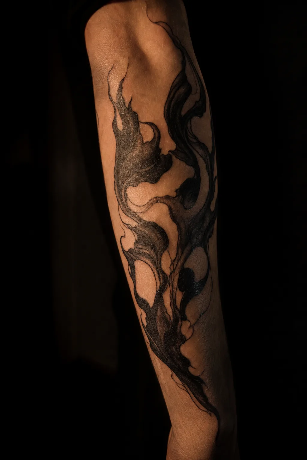 Tatuaje freehand curado — pieza única de Safo Sepulcro